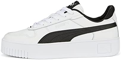 PUMA womens Carina Street Sneaker, PUMA White-PUMA Black-PUMA