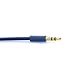 Replacement Audio Cable Cord w/ In-line Remote & Microphone + Replacement Leather Pouch Soft Storage Bag for Beats by Dr Dre Headphones Solo Studio Pro Detox Wireless Mixr Executive (Blue)