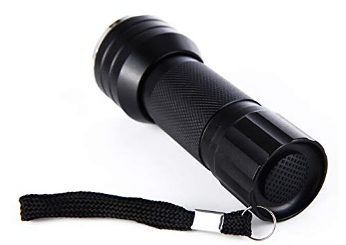 The Wolf Moon® Flashlight / Blacklight,Utlra Violet LED 21 LED 395nm, UV LED Flashlight, Pet UV Urine & Stain Detector, Find Stains on Clothes, Carpet or Rugs