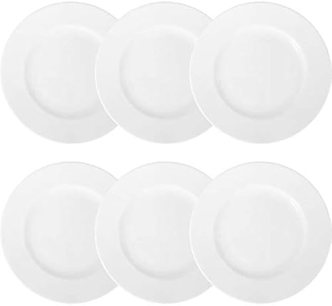 Doriantrade 6 Stuck Fruhstucksteller Dessertteller Teller Flach 21 Cm 6er Set Roma Porzellan Haushalt Gastronomie Geschirr Amazon De Kuche Haushalt
