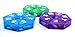 Pillthing Weekly 7 Sided Pill Organzier 3 pack 1 each of Blue Green Purple. Small Pill Box for Travel with Medical Alert Card