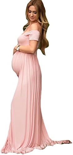 Hotstore 2017 Maternity Photography Props Maxi Pregnant Dress Gown Plus size