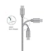 USB Type C Cable, Daker USB C to USB A Charger (10ft 2 Pack), Nylon Braided Fast Charging Cord for Galaxy Note 8 S8,Google Pixel 2, LG V30 V20 G6 5,OnePlus 5 3T 2,Nintendo Switch (Grey 2x10ft)