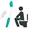 Kirimon Long Reach Comfort Toilet Wiping Aids Tools – Self Assist Bathroom Bottom Buddy Wiping Toilet Aid for Limited…