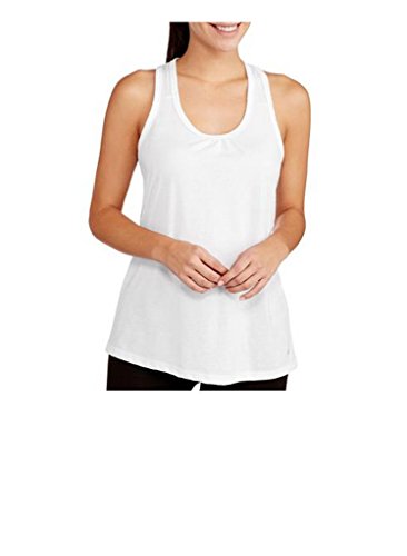 Women's Dri-more Pleated Racerback Back Activewear Tank Workout Gym Yoga