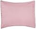AmazonBasics Easy-Wash Microfiber Kid's Comforter and Pillow Sham Set - Full or Queen, Light Pink