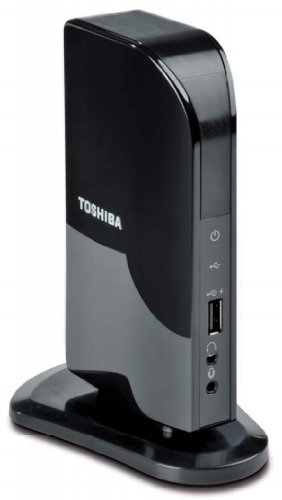 Toshiba dynadock V10 - notebook docks & port replicators (Black, USB, Windows XP (32bit edition) with SP2/SP3 Windows Vista (32bit and 64bit edition) with SP1, USB2.0, AC 100-260V, 110 x 157.7 x 86 mm)