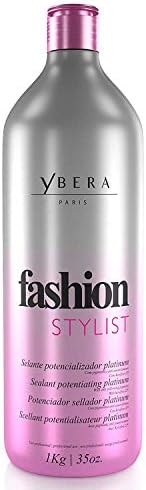Keratin Ybera Fashion Stylist GEL Creme 35oz (Coconut Oil, Omega 3-6-9 and Quinoa Protein - Formaldehyde Free)