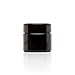 Infinity Jars Classic Black Glass Jar 50 ml (1.7 fl oz) Ultraviolet Airtight Smell Proof, Refillable Screw Top Container for Long-Term Storage of Coffee, Spices, Tea, Dried Goods, Kitchen Jar 3 Pack