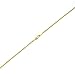 Floreo 10k Yellow Gold 2mm Hollow Rope Chain Necklace with Lobster Claw Clasp for Women and Men, 20 Inch