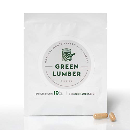 Green Lumber [10 Pack] Supply - All Natural Testosterone Booster Made with Pure Eurycoma Longifolia (Best Time Of Day To Take Panax Ginseng)