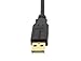 Aleratec Micro USB Cable for Universal - Black