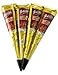 India Painting Tattoo Paste Cone,4 Tube Red Paste Cone Indian Body Art Painting Drawing with free Stencil