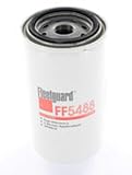 Fleetguard FF5488 Fuel Filter For Cummins 3959612, 98.7% Efficiency, 5-Micron Rating, 7/8-14 UNF-2B Thread Size, 6.92"H x 3.68"OD