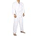 FitsT4 Karate Uniform with Belt 7.5oz Elastic Drawstring Lightweight Martial Arts White Karate Gi for Adults & Kids,000-5