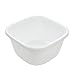 Obston 18 Quart Washing Basin Dish Pan, White
