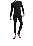 Long Johns For Men, Soft Cotton Shirt/Pants 2PC Waffle Thermal Set