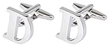 Initial Cufflinks (Alphabet Letter) by Men's Collections (D)