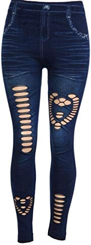 ITSALLLEGGINGS Women’s Soft, Stretchy, Jean Look Jeggings, Denim Leggings