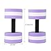 Aolvo Water Aerobics Dumbbells, Water EVA Foam Barbells Exercise Hand Bars Pool Resistance Exercises Equipment for Training Yoga Fitness Improve and Pool Sports Women/Men,Set of 2