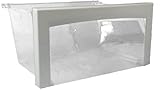 LG Electronics AJP31148301 Refrigerator Vegetable Crisper Drawer, Clear with White Trim