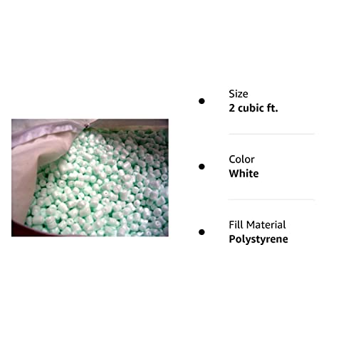 Bean Products Bean Bag Filling 2 Cubic ft. 57 liters Virgin Recycled