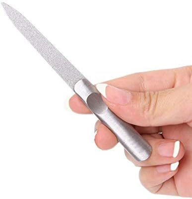 1 Pcs Professional Stainless Steel Nail File Buffer Double Side Grinding Rod Manicure Pedicure Scrub Nail Arts Tools