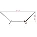 Prime Garden 15 FT Double Hammock Stand, Heavy Duty Steel Stand Includes Wheel Kit, Easy to Assemble, Rust Resistant
