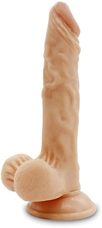 VAKALEN Classical Realistic D-ild-o, 7.3 Inch D-ild-os with Suction Cup Made of Safe and Health TPE Materail, Private Packaging