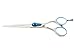 Worry Free Goodie Barber Approved, Modern, Cobalt Molybdenum Scissors - 6.5'' - Blue Stainless Steel Hair Cutting Scissors