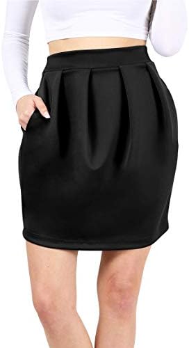 Straight Skirt Black Short Skirt 