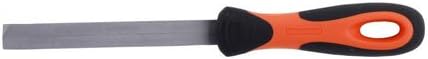 Bahco 4-272-05-3-2 "Wasa" Cut 3 Double Edge Saw File with Handle, Grey/Black/Orange, 125 x 16 x 4 mm