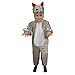 Little Kids Plush Wolf Costume By Dress Up America