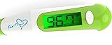Digital Thermometer - Lighted Jumbo Display - Fast Reading 10 to 25 sec - Flexible Tip - Waterproof - Safe for Baby, Toddler, Child and Adult - Best Baby Fever Thermometer