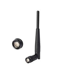 eightwood 2.4 GHz 5dBi Antena wifi RP-TNC Male Plug Omni-direccional para router inalámbrico WLAN PCI Card