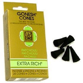 Patchouli - Gonesh Incense Cones - Pack of 25