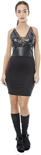 Sandro Ferrone dress with sequins C4 51728 AI17 black