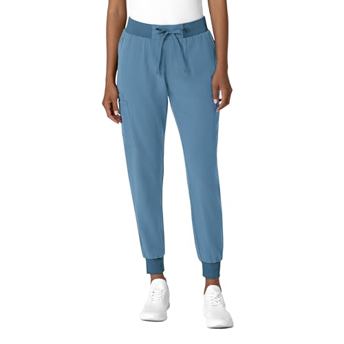 Wink Nova Women's Jogger Utility Scrub Pant, Pacific Blue, XS PET