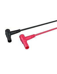 neoteck 2 Pcs 1000 V 10 A Professional Electronic Test Lead Kit multímetro digital Test Lead sonda multímetro Sonda Cable de alambre Pen Rojo Negro Repuesto