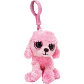 Ty beanie boo key clip pink poodle princess by beanie b…