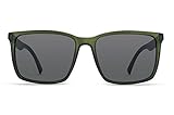 VonZipper Mens Lesmore Sunglasses, Black Bottle Crystal w/Gray Lens, One Size