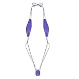 FEESHOW Teeny Weeny Sling Shot Micro Mini Bikini Thong One-Piece Teddy Purple One size