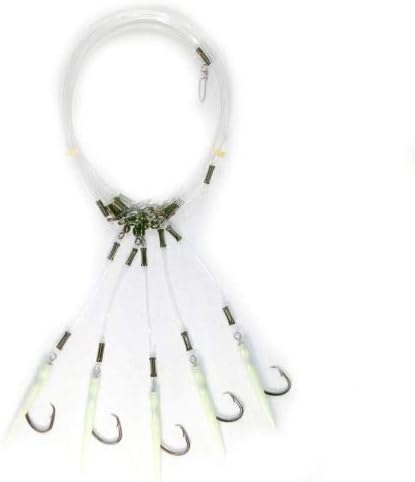 retewer R&,R DDR70 Deep Drop Rig 7/0 Black Circle 6 Hooks