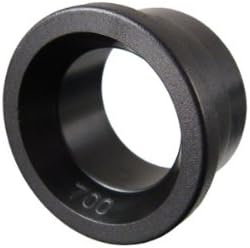 1/2" Glue-in Compression Adapter .700 OD x 1/2" PVC Male Slip - Black Ring - Drip Irrigation