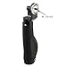 CAMVATE Aluminum Rosette Leather Handle Grip for Rosette Standard Accessory One Pair(Black,M6 Thread,31.8 mm) - 1446