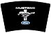 Mugzie Ford Mustang Logo Travel Mug with Insulated Wetsuit Cover, 20 oz, Black