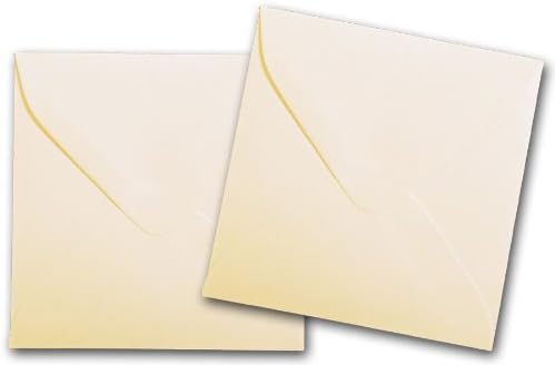 Small 3 1/8 Inch Square Envelopes - 50 Pk (Natural)