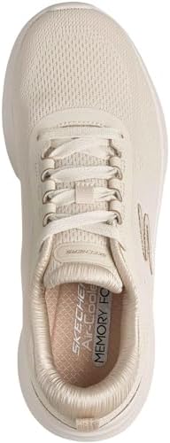 Damen Skech-Lite Pro 2.0 Brilliant Shimmer Turnschuhe, Natural Mesh Gold Trim, 37 EU