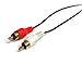 StarTech.com MU1MMRCA 1-Feet Stereo Audio Cable - 3.5mm Male to 2x RCA Male