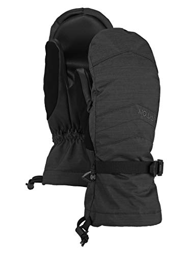 Burton Womens Prospect Mitten, True Black, Small - Thumbnail 2